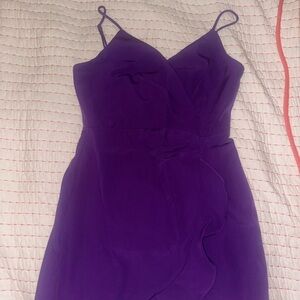 DO+BE Strapless Purple Dress